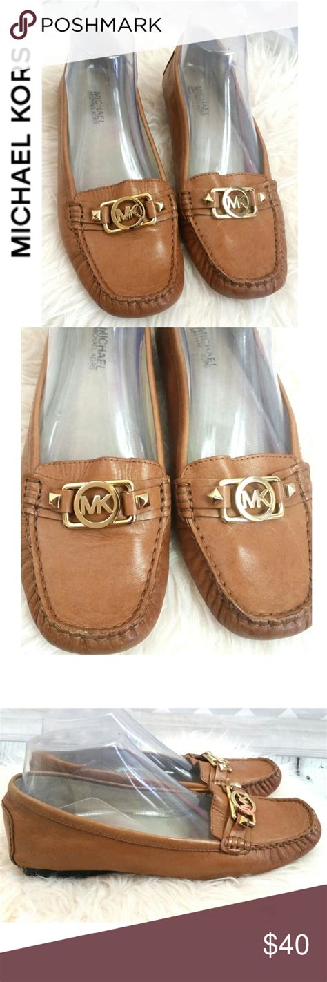 michael kors charm moccasin flats